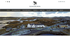 Desktop Screenshot of lochmaddyhotel.co.uk
